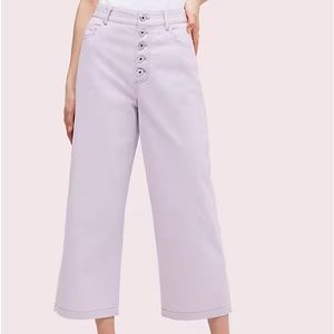 Kate Spade Button Front Pant in Frozen Lilac | Size 25